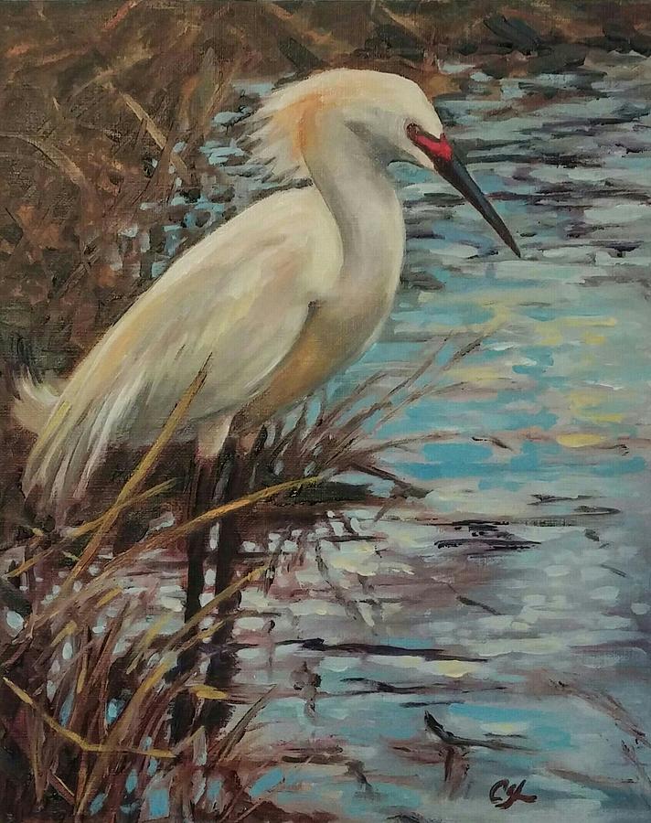 Patience in Myakka Painting by Cathleen Larson - Pixels