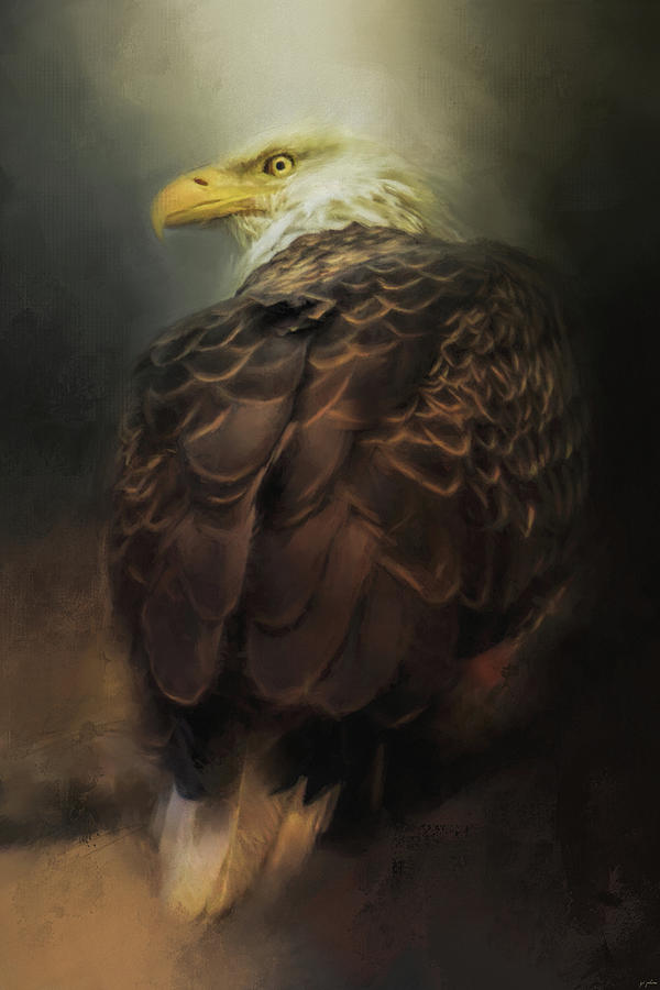 Patience of the Eagle Painting by Jai Johnson