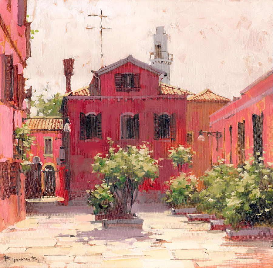 Landscape Painting - Patio in Murano by Vitaly Varyakin