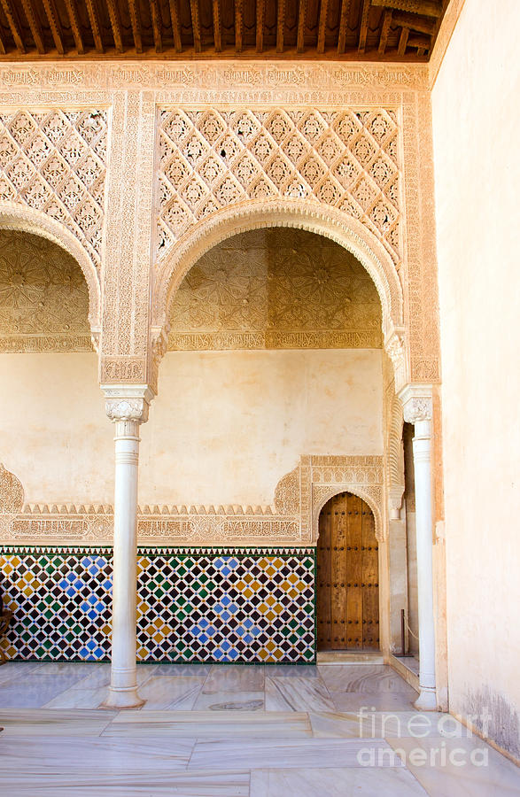 Patio of Alhambra in Granada Photograph by Anastasy Yarmolovich
