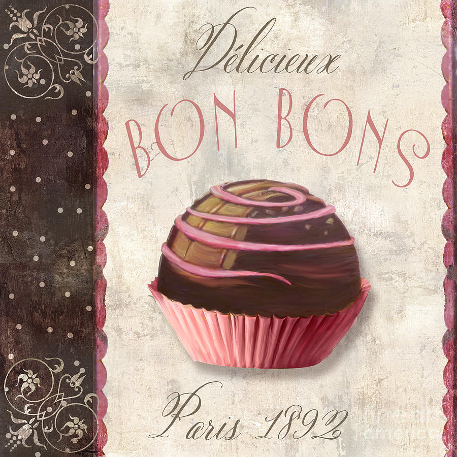 Patisserie Bon Bons Painting by Mindy Sommers
