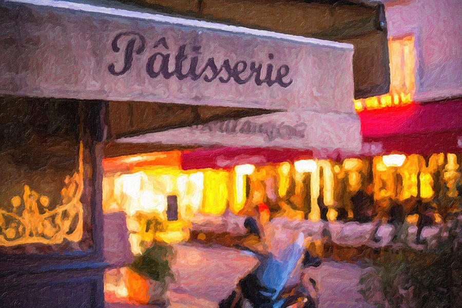Patisserie - Paris Art Print Digital Art by Melanie Alexandra Price