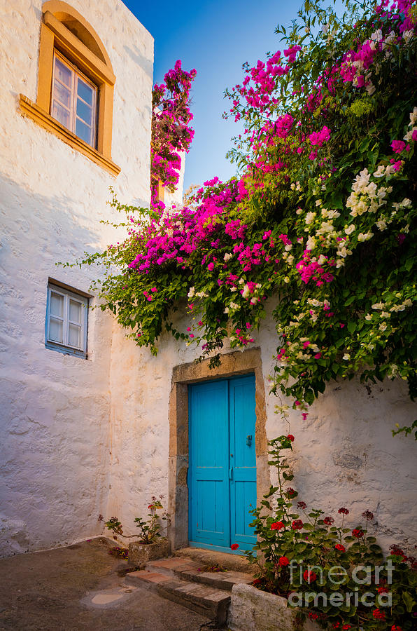 Patmos Bougainvillea Photograph by Inge Johnsson