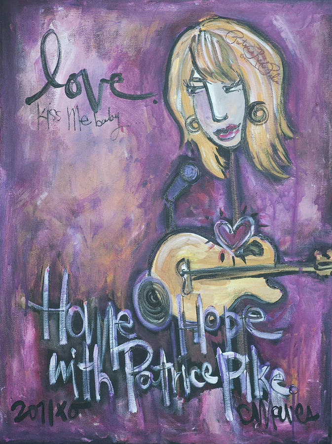 Patrice Pike Live Painting by Laurie Maves ART
