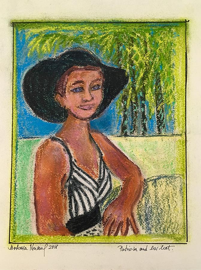 Patricia and her hat Painting by Barbara Anna Knauf