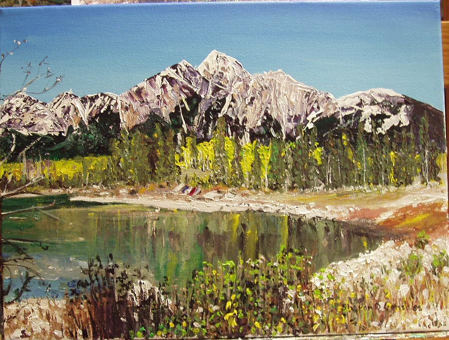 Patricia Lake Painting by Sharon De Vore - Fine Art America