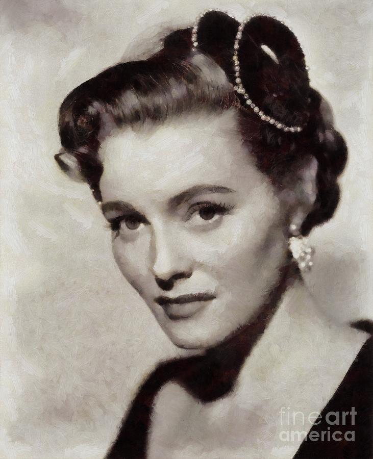 Patricia Neal, Vintage Actress Painting