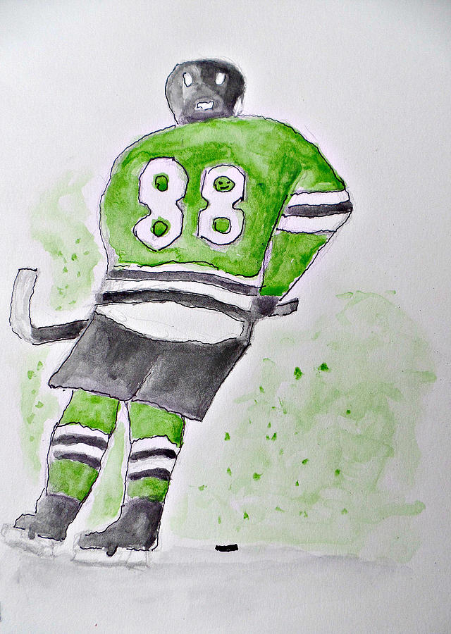 Patrick Kane artwork, hockey stars, Chicago Blackhawks, NHL