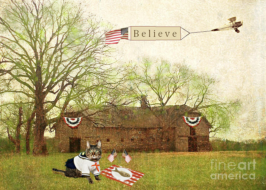 Fourth Of July Photograph - Patriotic Believe by Suzanne Powers