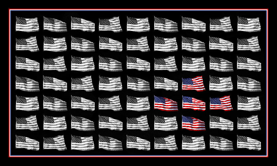 Patriotic Design Photograph by Hazy Apple
