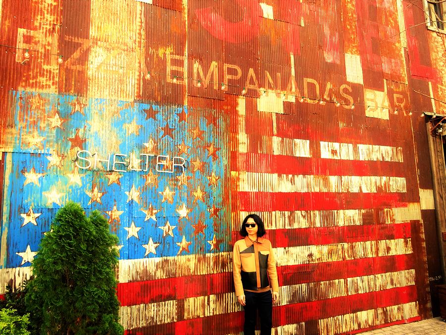 Patriotic Empanadas Wall in New York  Photograph by Funkpix Photo Hunter
