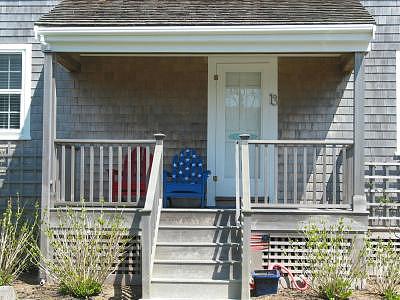 Patriotic Porch Photograph by Tara Corbett