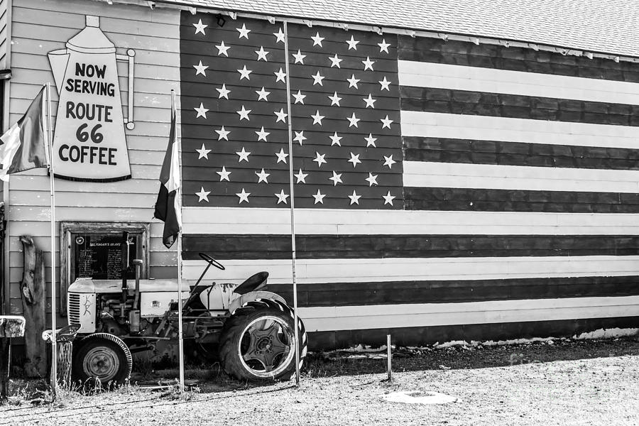 Patriotic Route 66 Photograph by Anthony Sacco