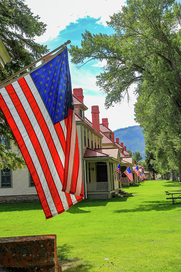 Patriotic Yellowstone Photograph by Kevin Craft