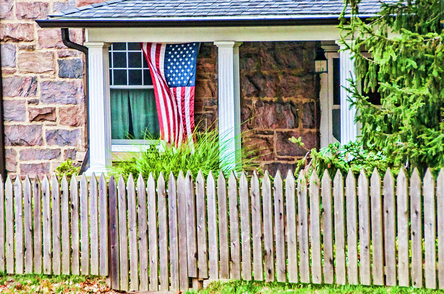 Patriots Porch Photograph by Cathy Kovarik