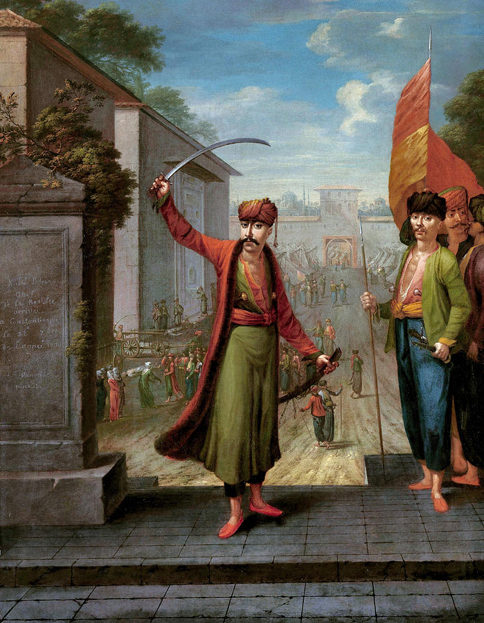 Turkey Painting - Patrona Halil by Jean Baptiste Vanmour