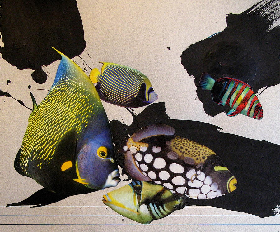 Pats Aquarium  Painting by Cliff Spohn