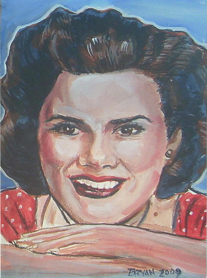 Patsy Cline Painting by Bryan Bustard