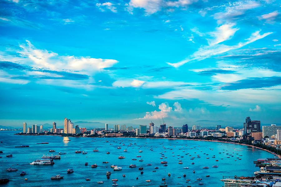 Pattaya Bay 2 Photograph by Jijo George - Fine Art America