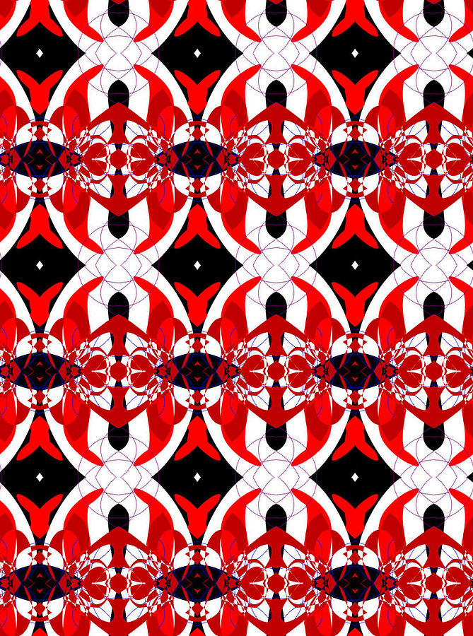 Pattern 90 Digital Art by Kristalin Davis