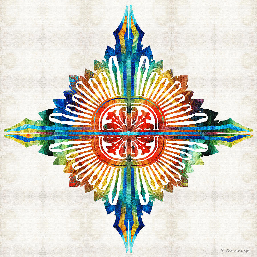 Pattern Art - Color Fusion Design 1 By Sharon Cummings Painting by Sharon Cummings Pattern Art - Color Fusion Design 1 By Sharon Cummings Painting by Sharon Cummings