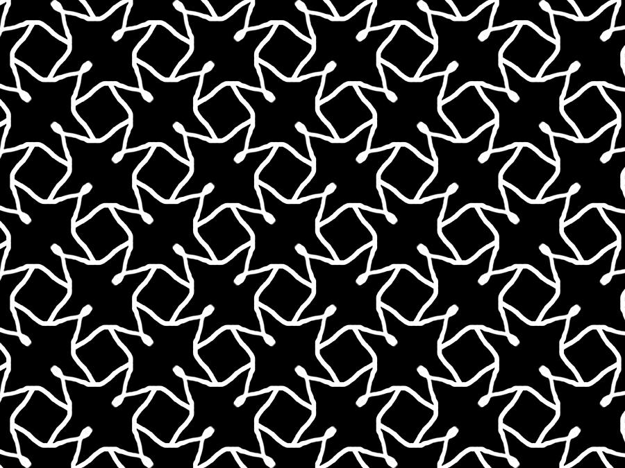 Pattern pillow 7 Digital Art by Cooky Goldblatt