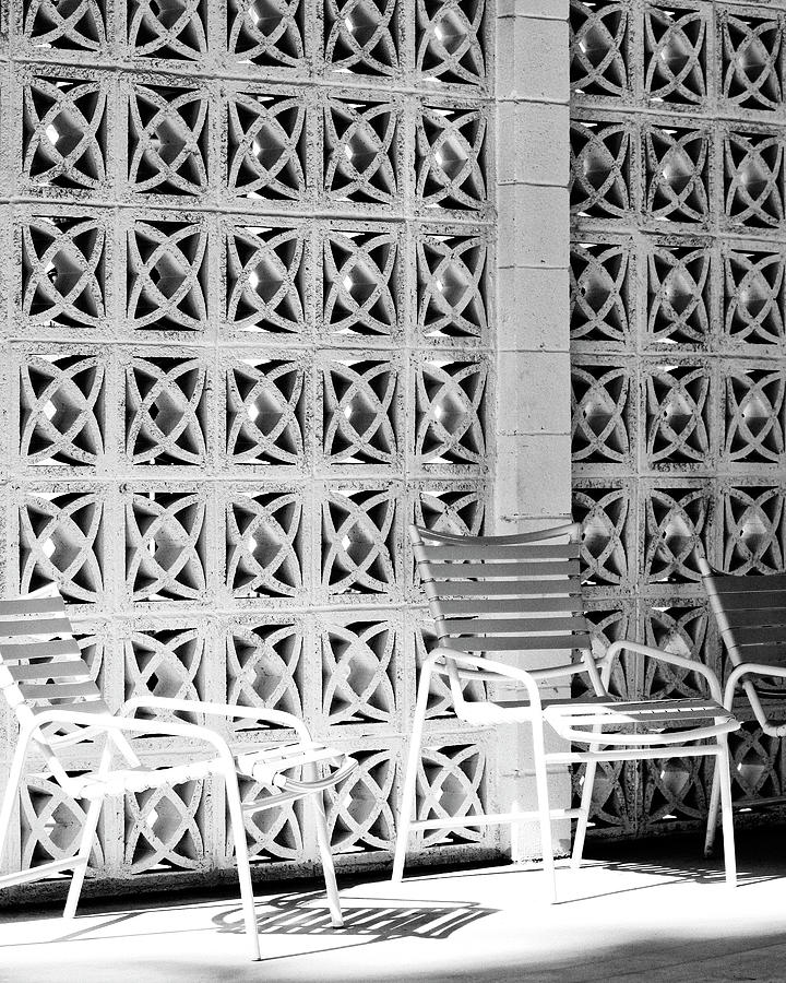 Vintage Photograph - PATTERN RECOGNITION Palm Springs CA by William Dey