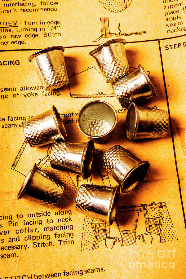 Patterns and thimbles Photograph by Jorgo Photography