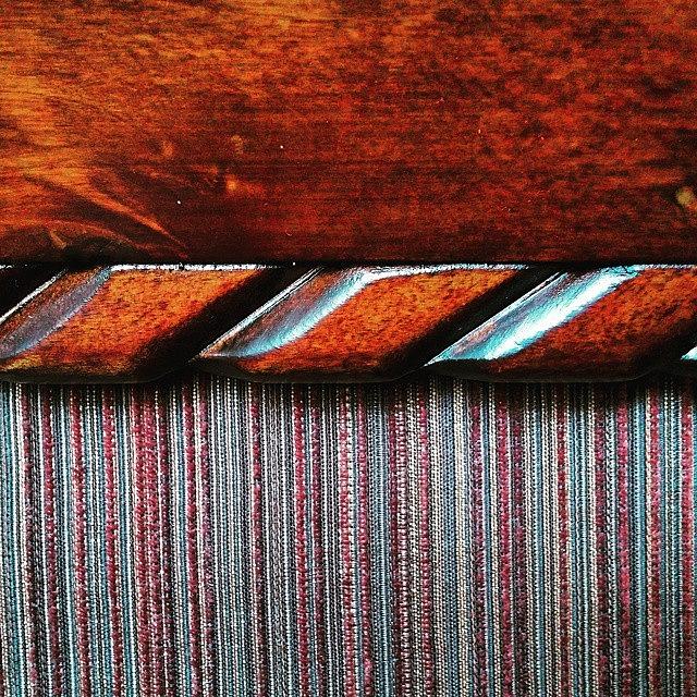 Abstract Photograph - #patterns #pattern #lines #colors #wood by Sean Kalimi