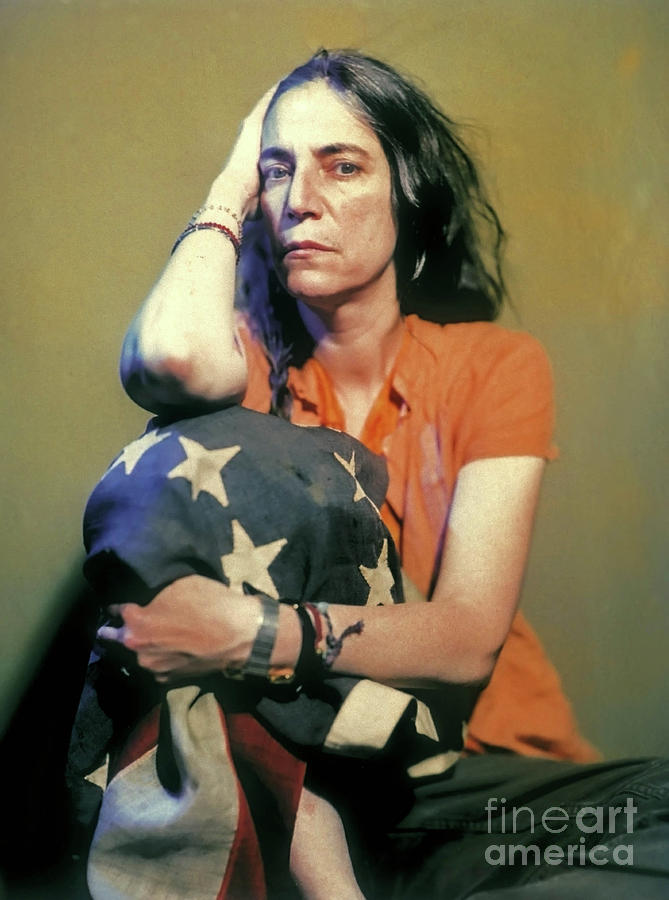 Patti Smith Photograph - Patti Smith Portrait Fine Art Print by Globe Photos Patti Smith Photograph - Patti Smith Portrait Fine Art Print by Globe Photos