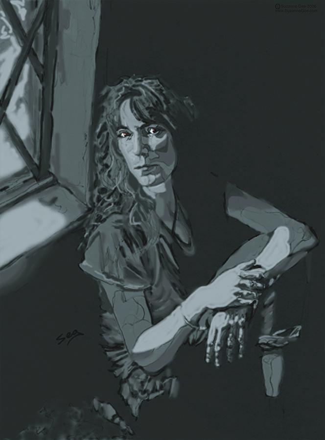 Patti Smith Painting - Patti Smith by Suzanne Gee