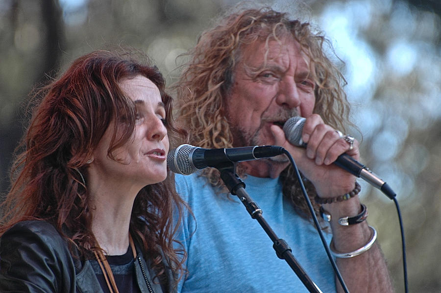 Patty Griffin and Robert Plant Photograph by Debra Amerson