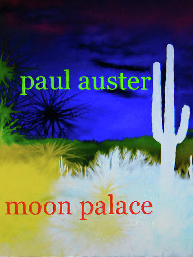 Paul Auster Poster Moon Palace Mixed Media by Paul Sutcliffe