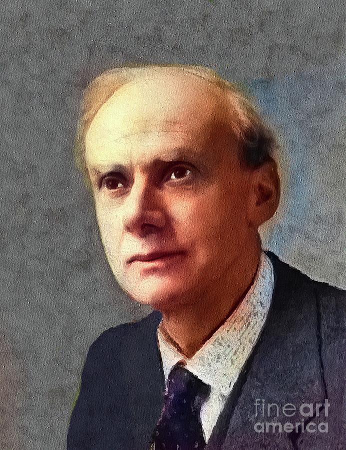 Abstract Painting - Paul Dirac, Famous Scientist by Esoterica Art Agency