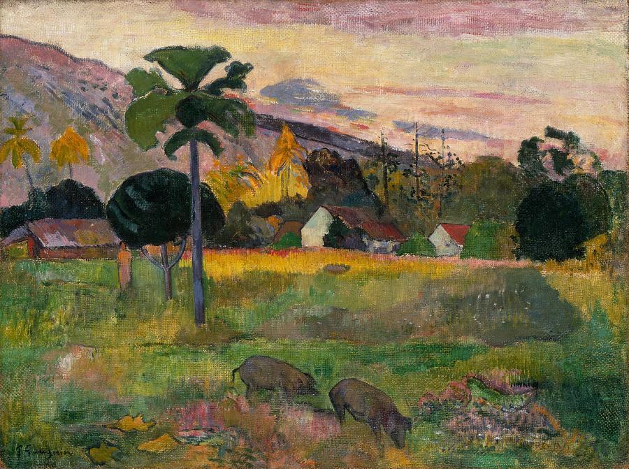 Paul Gauguin,  Haere Mai Painting by Celestial Images