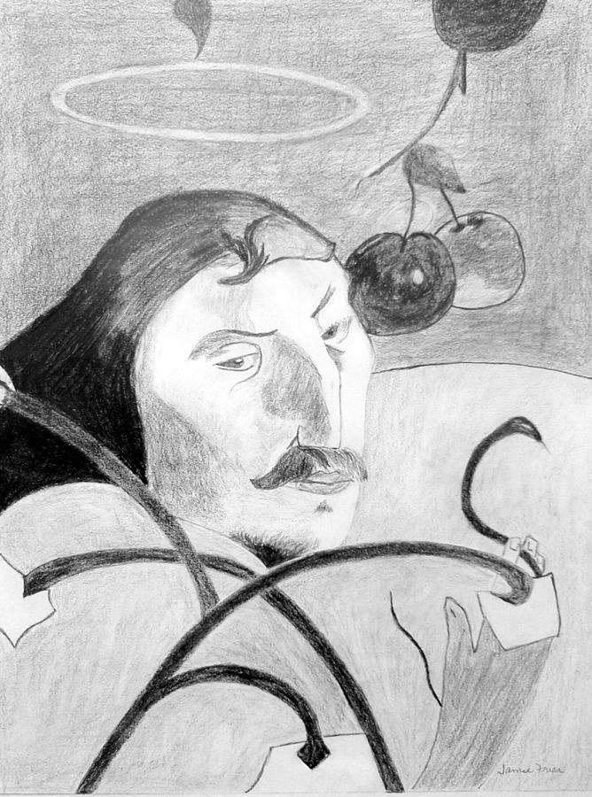 Paul Gauguin Drawing by Jamie Frier