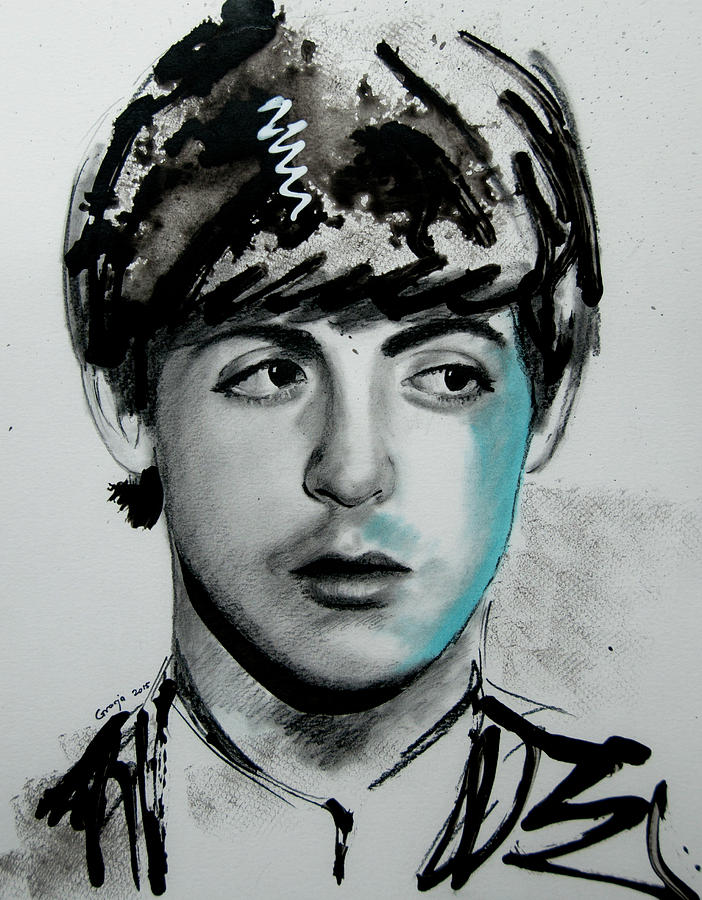 Paul McCartney Drawing by Gracja Waniewska Fine Art America