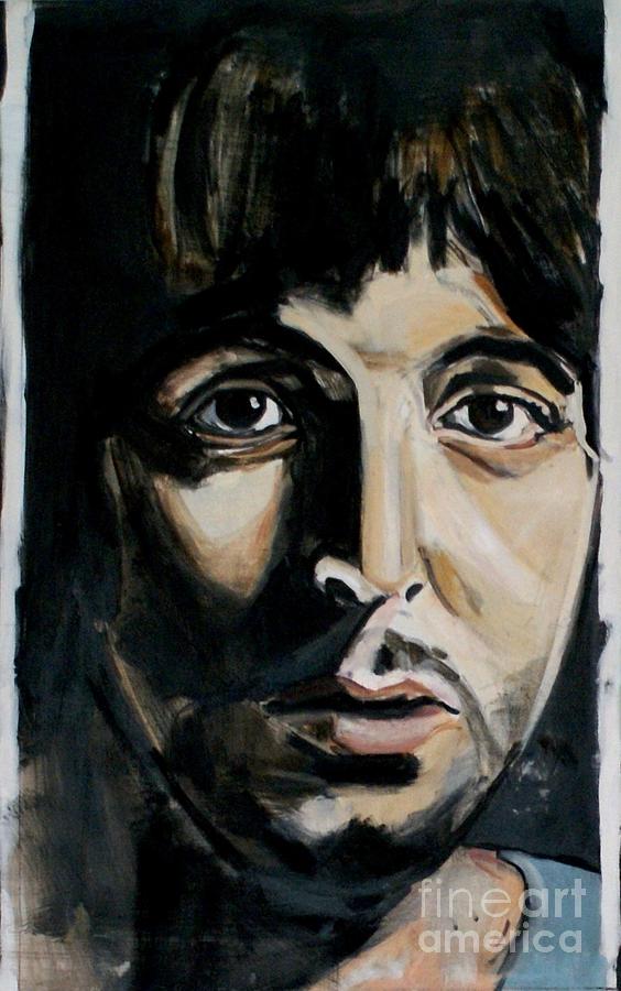 John Lennon Painting - Paul Mccartney  by KatArtDesigns Home Studio
