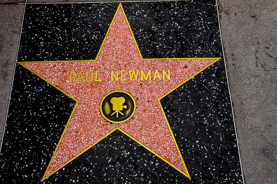 Paul Newman Star Photograph by Robert Hebert
