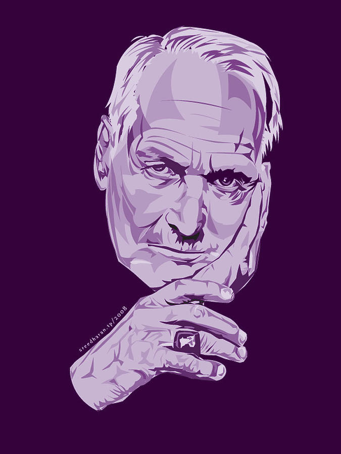 Portrait Digital Art - Paul Newman by Sreedharan Tp