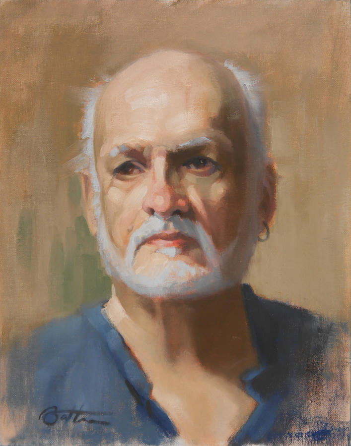 Portrait Painting - Paul by Todd Baxter