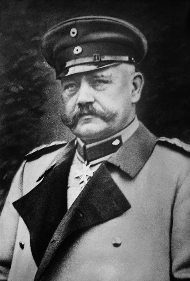 Paul von Hindenburg - President of Weimar Republic Mixed Media by War Is Hell Store