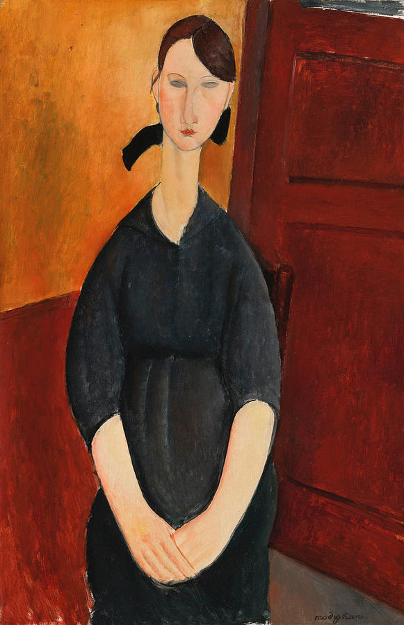 Paulette Jourdain Painting by Amedeo Modigliani