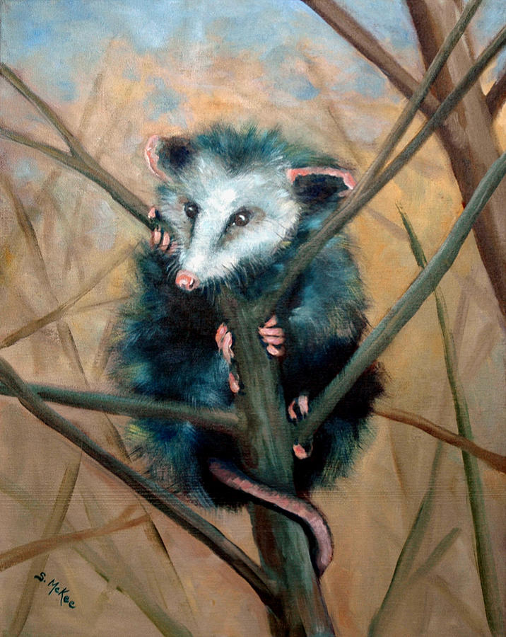 Wildlife Painting - Paulie Chose Poorly by Suzanne McKee