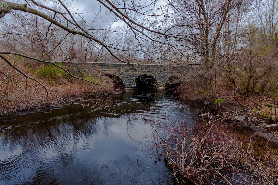 Pauls Bridge Milton Massachusetts Photograph by Brian MacLean