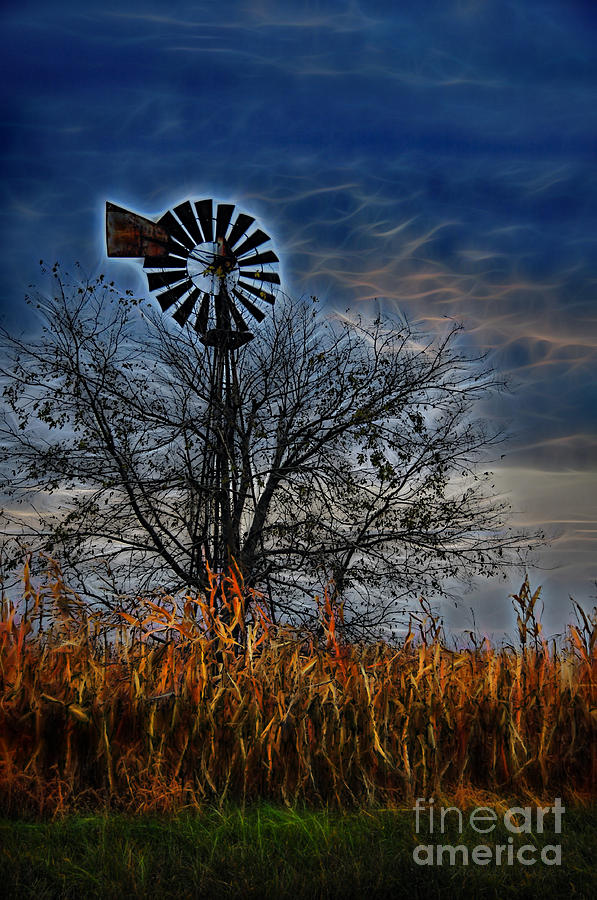 Pauls Windmill Photograph by David Arment