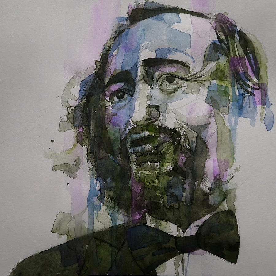 Pavarotti Painting by Paul Lovering