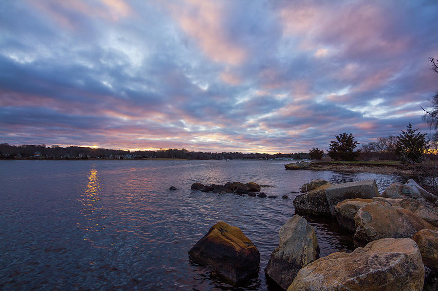 Pawcatuck River Sunrise Photograph by Kirkodd Photography Of New England