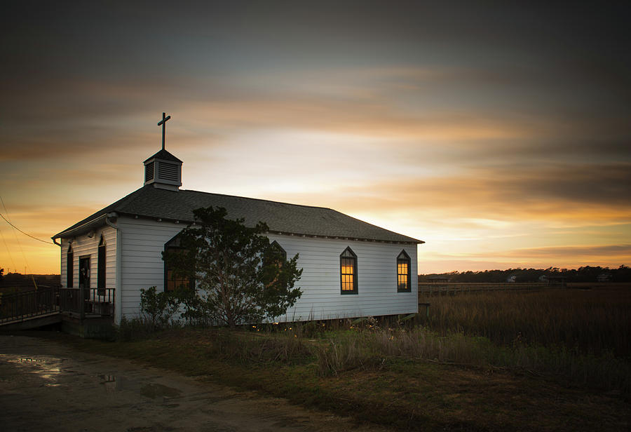 Pawleys Chapel Sunset Photograph by Ivo Kerssemakers