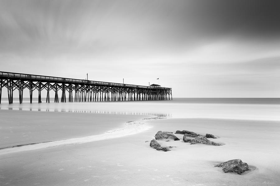 Black And White Photograph - Pawleys Island Pier I by Ivo Kerssemakers